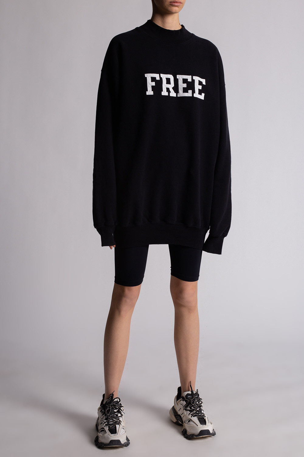 balenciaga free crew-neck sweatshirt